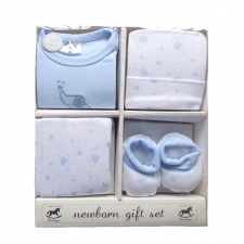 ROCK A BYE BABY 4 PC BOXED GIFT SET IN BLUE & PINK -- £5.99 per item - 4 pack